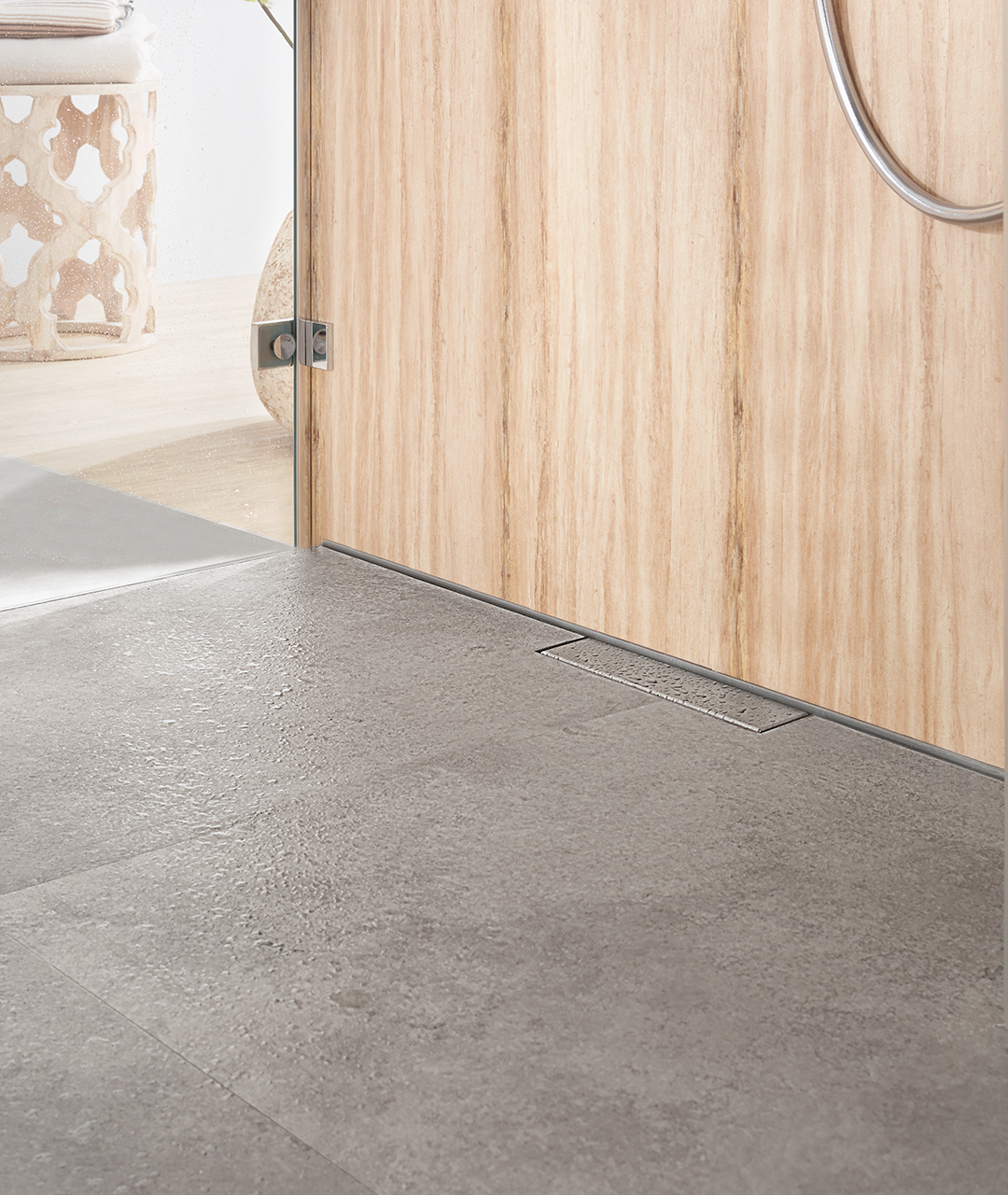 GOTOTOP 360 Degree Rotary Stainless Steel Linear Tile Floor Shower Drain Bathroom Kitchen Floor Channel Tile Insert Tub Drainer with Installation Kit 90cm