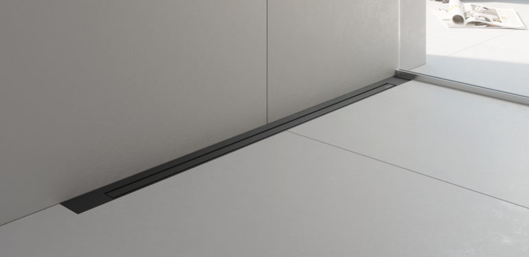 Pro Shower Stainless Steel Gutter Flat Floor Drain Shower Drain Channel Bath 