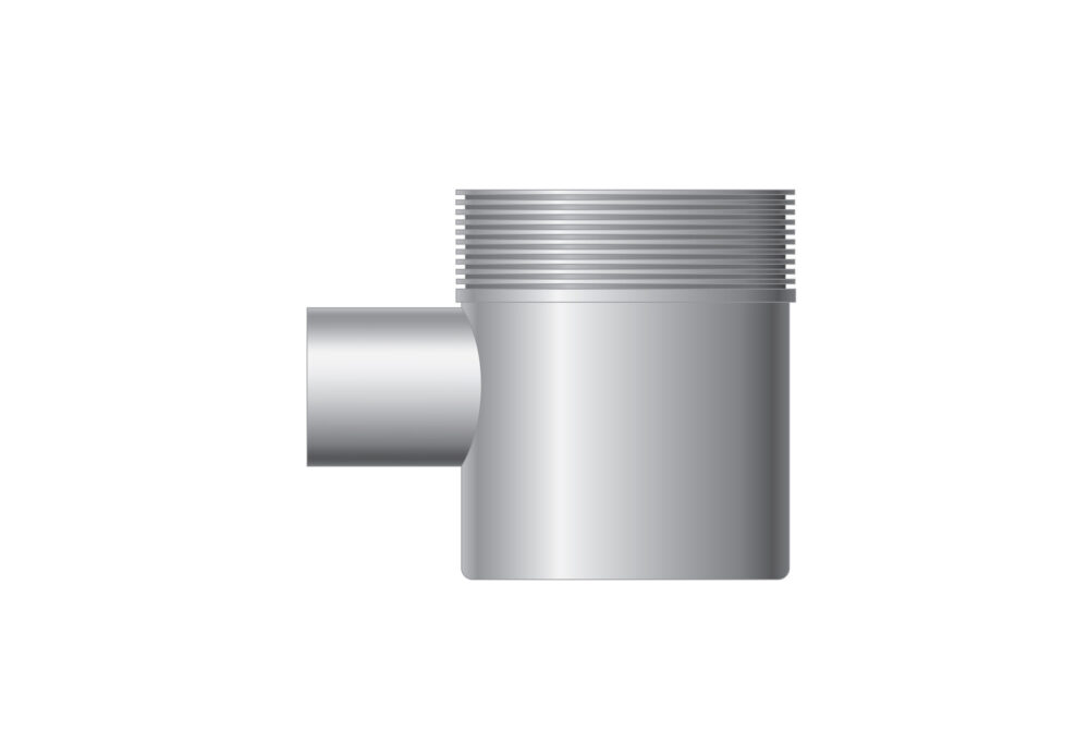 Multi Sifon Uitloop 50 mm, Ingang 40 mm voor sink-aansluiting