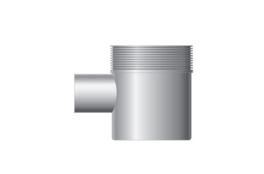 Multi Sifon Uitloop 50 mm, Ingang 40 mm voor sink-aansluiting