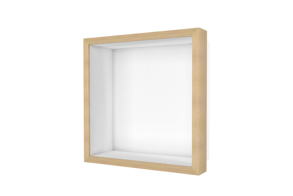 Container W-BOX (Weiß | Oak – Natürlich Rahmen)