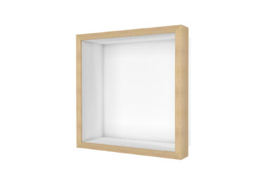 Container W-BOX (Weiß | Oak – Natürlich Rahmen)