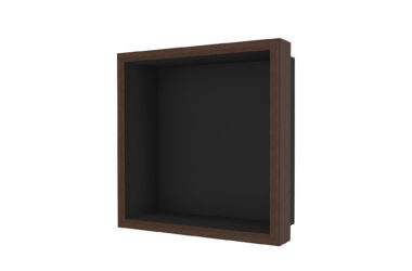 Container W-BOX (Schwarz | Oak – Weisgewaschen Rahmen)